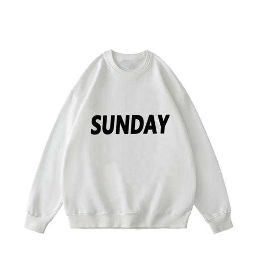 【新款简易潮流时尚卫衣 】韩版英文印花纯棉圆领卫衣女秋冬新款潮牌宽松长袖上衣潮 商品图1