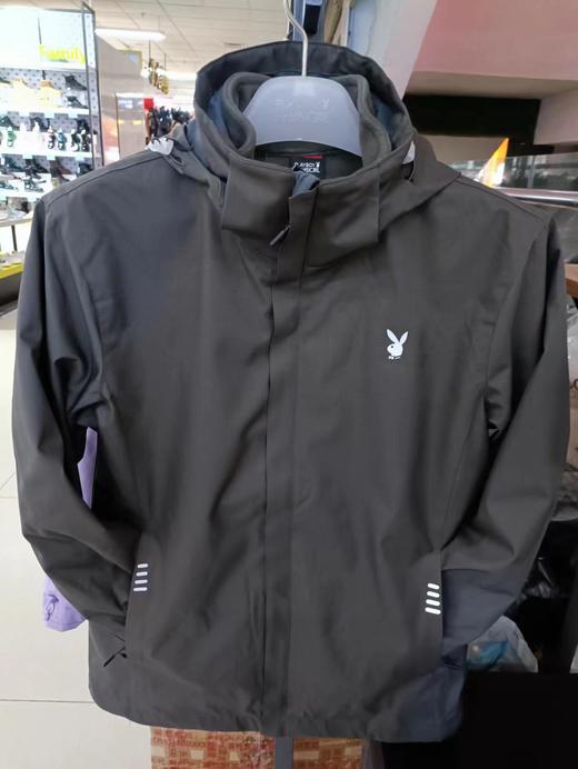 花花公子男士加绒3合1冲锋衣67347（2） 商品图0