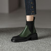 OLD K3247Raa厚底拼色套筒舒适短靴 商品缩略图1