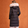 欧芮儿2018冬 羽绒服女中长款貉子毛领韩版连帽加厚外套 商品缩略图2