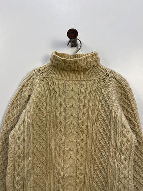 80年代 Vintage 爱尔兰制 厚款针织毛衣 _SWT(S)