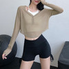 【限时秒】YOGACODE火树银花/纽扣冰丝凉感轻薄款宽松瑜伽罩衫YCDS370 商品缩略图1