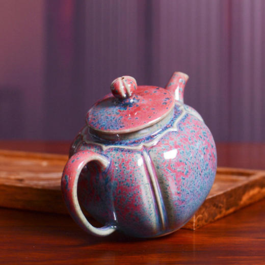 神垕钧瓷大贤窑于大鹏丹青壶钧瓷窑变礼盒套装 商品图1