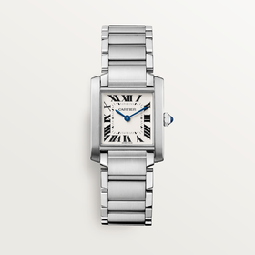 卡地亚 Cartier Tank Française腕表 中号 精钢 石英 WSTA0005
