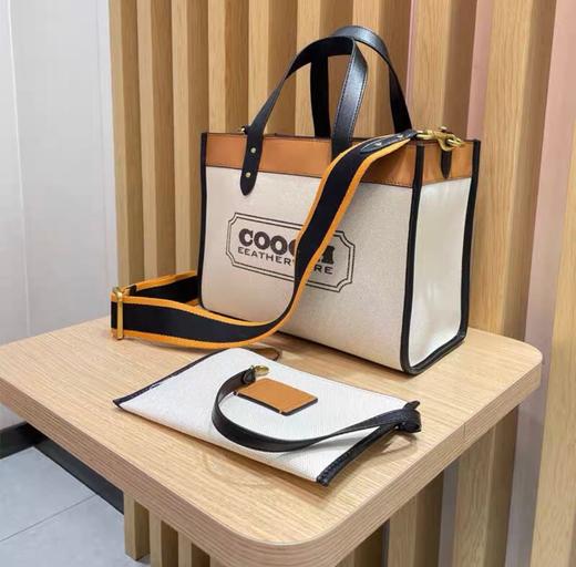 蔻驰COACH奥莱版·拼色子母托特包 商品图0