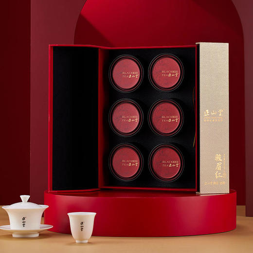 正山堂简雅嘉颂骏眉红 正山小种红茶高端礼盒180g 商品图3
