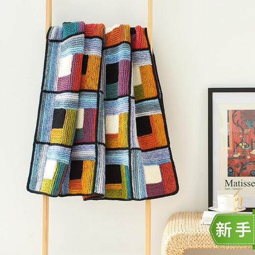 苏苏姐家小木屋拼花毯消磨时间手工编织粗线毛线棒钩针diy材料包 商品图0
