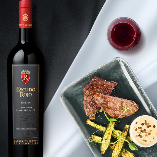 智利Escudo Rojo菲利普罗思柴尔德男爵红盾起源红葡萄酒750ml 商品图3