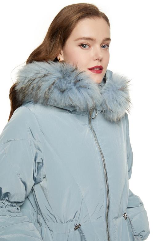COMPLEMENTAIR 雾霾蓝毛领羽绒服 5801 商品图2