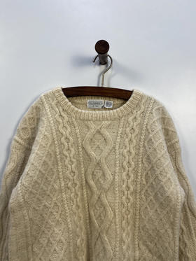 Y2K Vintage VIA CONDOTTI 羊毛 手工 厚款 针织毛衣 _SWT(M)