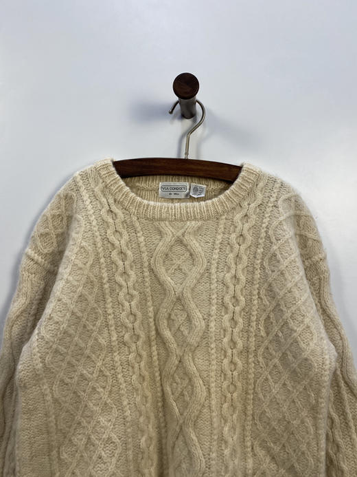 Y2K Vintage VIA CONDOTTI 羊毛 手工 厚款 针织毛衣 _SWT(M) 商品图0