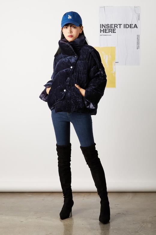 ELLA JADE 不规则蓝色羽绒服 3714 商品图4