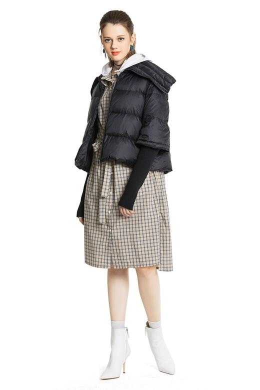 ELLA JADE 夸张领型羽绒短外套 4424 商品图4