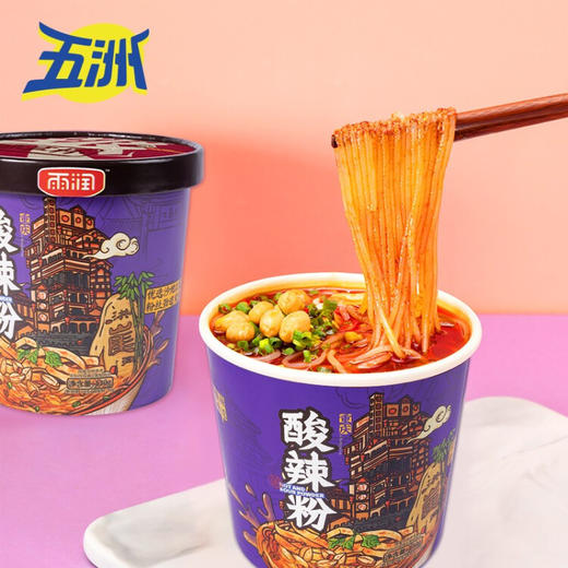 雨润   五洲重庆酸辣粉  130g*6桶 商品图3