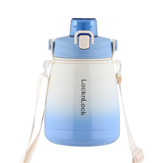 LHC6681FU 乐扣乐扣 双饮嘟嘟大肚杯（白蓝） 商品图0