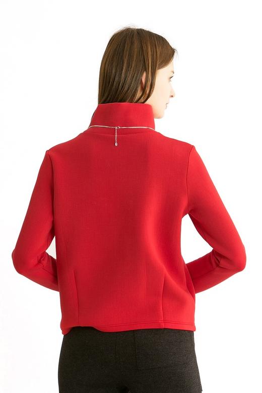 SUMMER & SAGE 橙红色高弹力上衣 723 商品图5