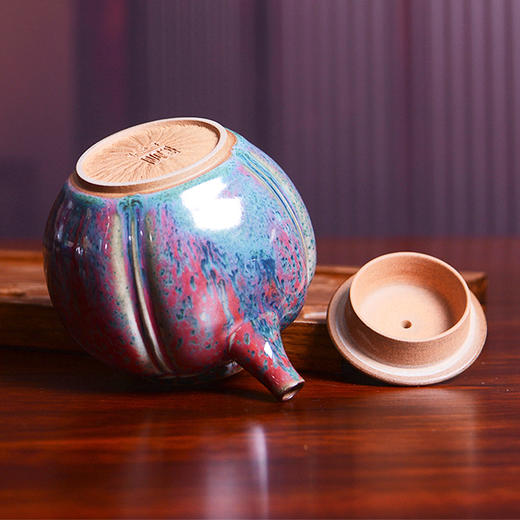 神垕钧瓷大贤窑于大鹏丹青壶钧瓷窑变礼盒套装 商品图3