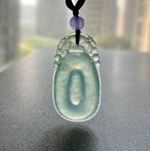 高冰种淡晴水双龙翡翠福在眼前 商品图8