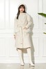 SUMMER & SAGE 毛绒装饰束腰羊毛大衣 8161 商品缩略图0