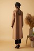 ZVY 棕色大口袋羊毛大衣 4226 商品缩略图1