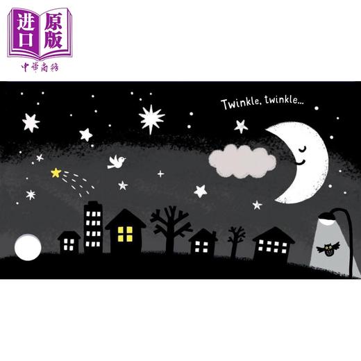 【中商原版】Usborne厄斯伯恩 Bedtime 晚安（黑白书） 英文原版 儿童绘本 幼儿启蒙故事 Mary Cartwright 0-3岁 商品图3