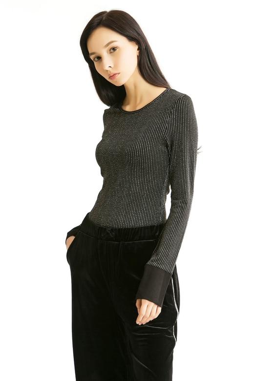 WEN&VI 光泽感银丝紧身上衣 22 商品图3