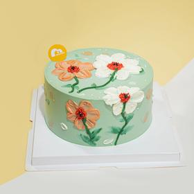 【下架勿动】手绘小花园 | 双层水果 进口淡奶油