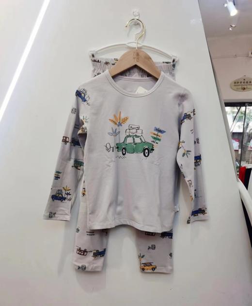 儿童莱卡旅行汽车秋衣套15272 商品图0
