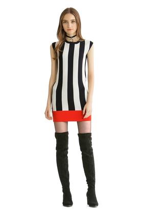 NOIR 撞色条纹紧身包裙 860