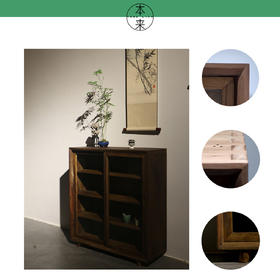 景德镇本来家居 TLCC0001-通体推门小柜（小脚）长80cm*宽29cm*高89cm 厂家直发/运费自理/不含税