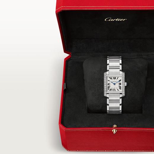 卡地亚 Cartier Tank Française腕表 中号 精钢 石英 W4TA0009 商品图5