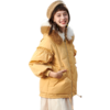 欧芮儿2019冬季新款羽绒服短裤女连帽带毛领宽松版型白鸭绒 商品缩略图3
