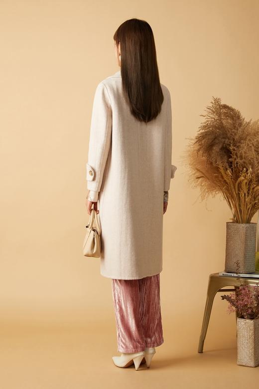 LNNNS 奶油色双排扣羊毛大衣 7990 商品图2