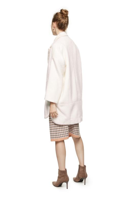 LNNNS 金属拉链米白色大衣 8075 商品图1