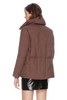 ELLA JADE 对称口袋棕色羽绒服 3716 商品缩略图1