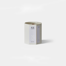 梅水煎茶精油木芯香薰蜡烛(中号）240g