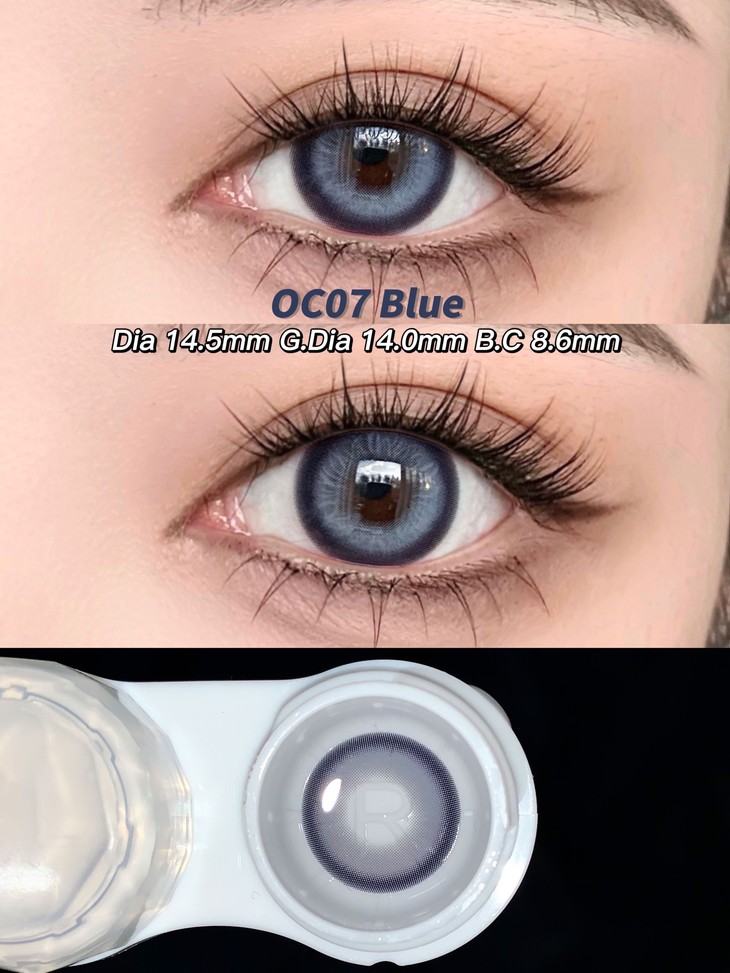 ONECHU年抛隐形眼镜 冰鳄梨14.5mm 1副/2片-VVCON美瞳网7