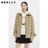 NEELLY纳俪商场同款冬季新款仿皮草外套大衣女中长款显瘦小个子潮N22112C01131 商品缩略图1