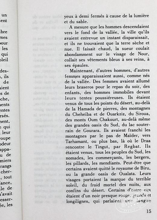 【中商原版】勒克莱齐奥 2008年诺贝尔文学奖得主 沙漠 法文原版 Desert Le Clezio 商品图7