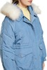 AUGUST 1 EIGHT 蓝色大口袋毛领羽绒服 8419 商品缩略图2
