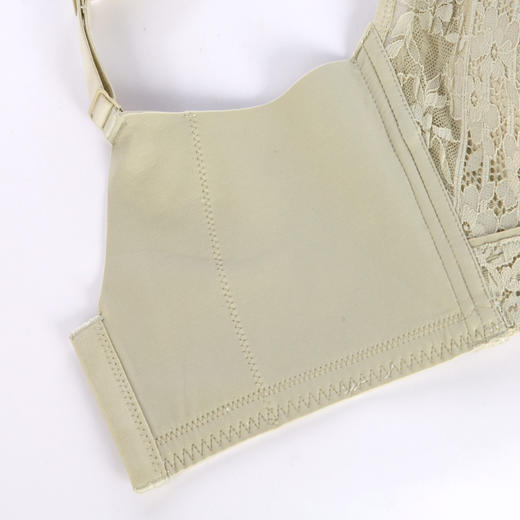 都市丽人内衣聚拢升杯B:中厚C:薄蕾丝四排扣无钢圈3/4杯常规文胸YB25A1 商品图7