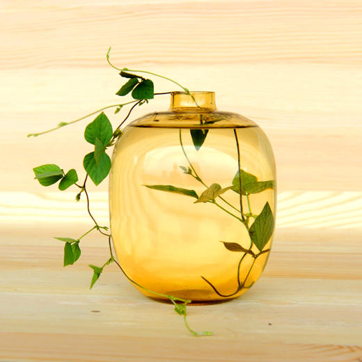 一粒珠——琥珀色花器 商品图3