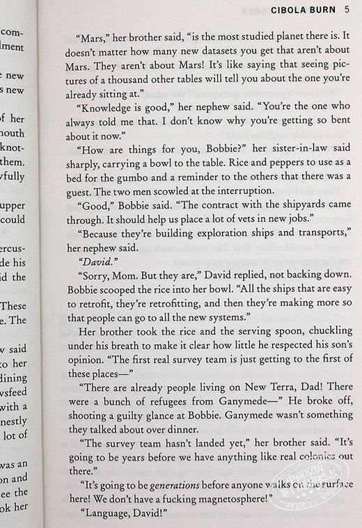 【中商原版】西博拉燃烧 苍穹浩瀚4 英文原版 Cibola Burn Book 4 of the Expanse James S A Corey 商品图6