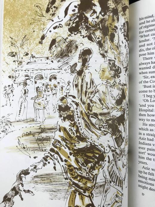 爱德华·摩根·福斯特《印度之行》（1983） 11幅插图 精装18开带书匣 商品图8