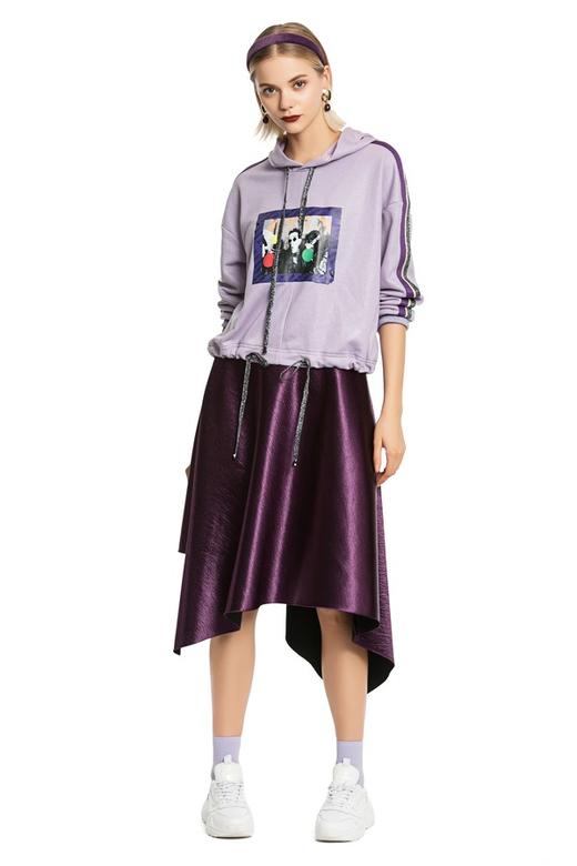 SUMMER & SAGE 人物印花连帽卫衣 4553 商品图4