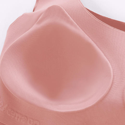 笔笔同款都市丽人零感内衣Vbra泳布文胸穿出饱满胸型中厚无钢圈无排扣新年本命年红品LB26P1 商品图6