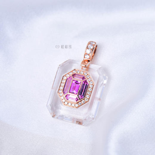 【香韵】粉蓝宝香水瓶挂坠  CB12207071 商品图4