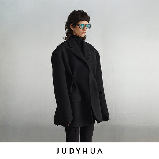 JUDYHUA 廓形收腰褶设计款外套 商品图1