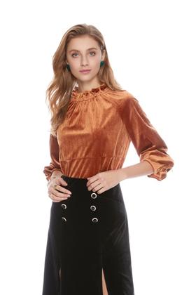 SUMMER & SAGE 喇叭袖复古风上衣 4805