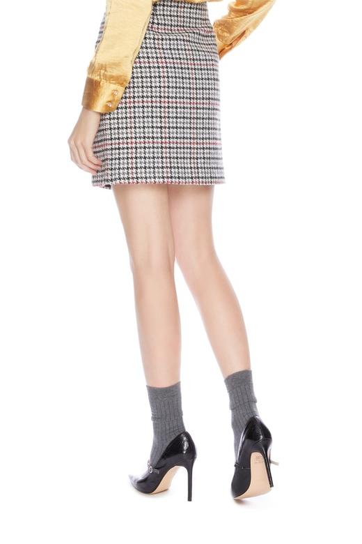 SUMMER & SAGE 双排扣格纹半裙 4783 商品图1